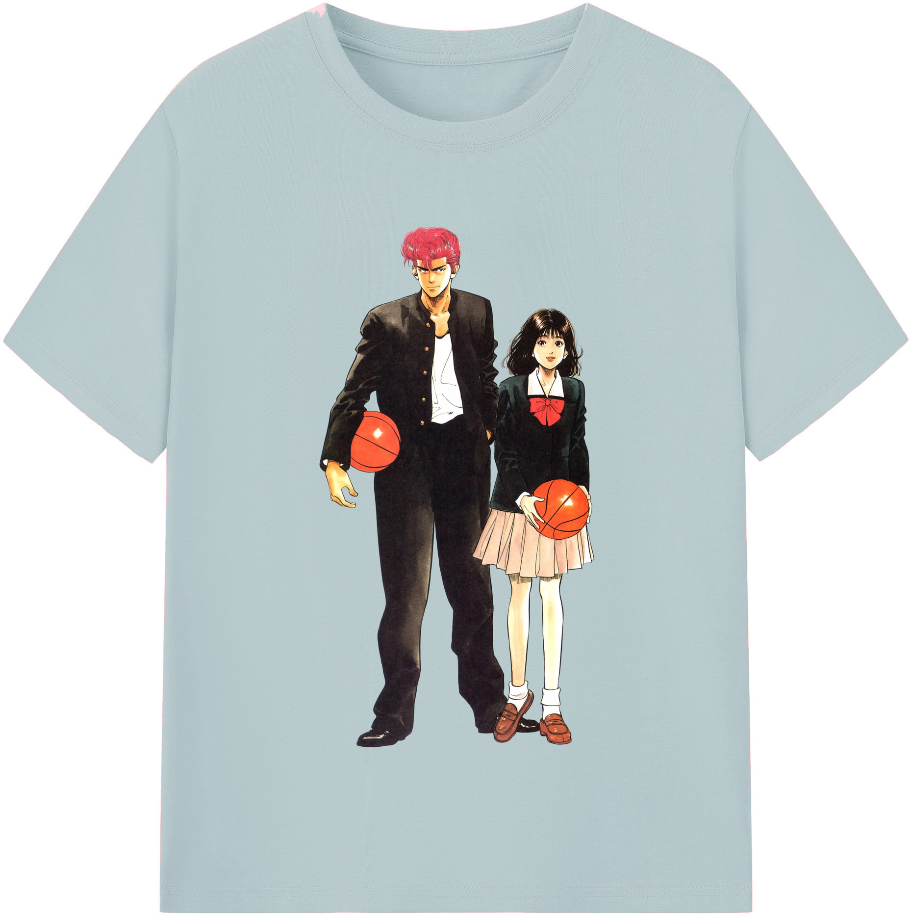 （画像用） SLAM DUNK／スラムダンク 綿100％半袖Tシャツ（フロントプリント）